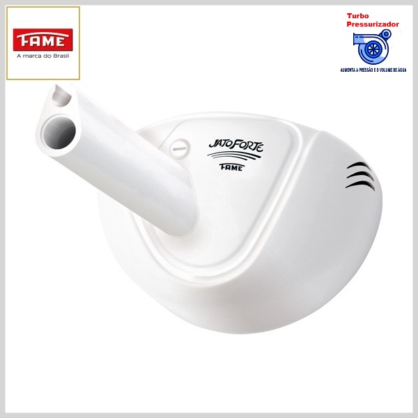 Pressurizador Eletrobomba JatoForte c/Cano (Branco)